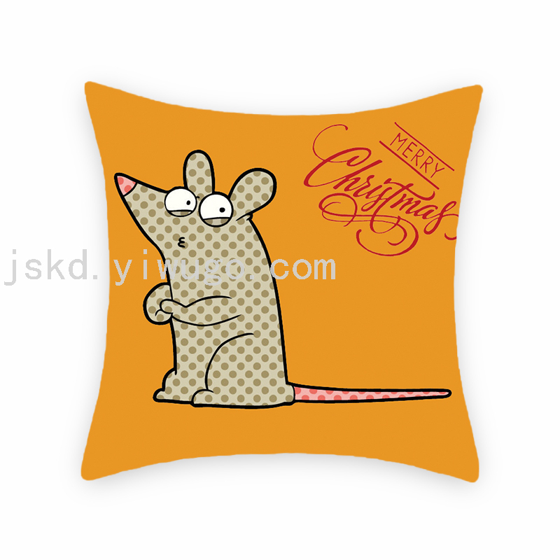 Cartoon Cartoon Mouse Digital Printed Pillowcase Sofa Living Room Pillows Bedroom Bedside Backrest Back Seat Cushion Cartoon Cartoon Mouse Digital Printed Pillowcase Sofa Living Room Pillows Bedroom Bedside Backrest Back Seat Cushion