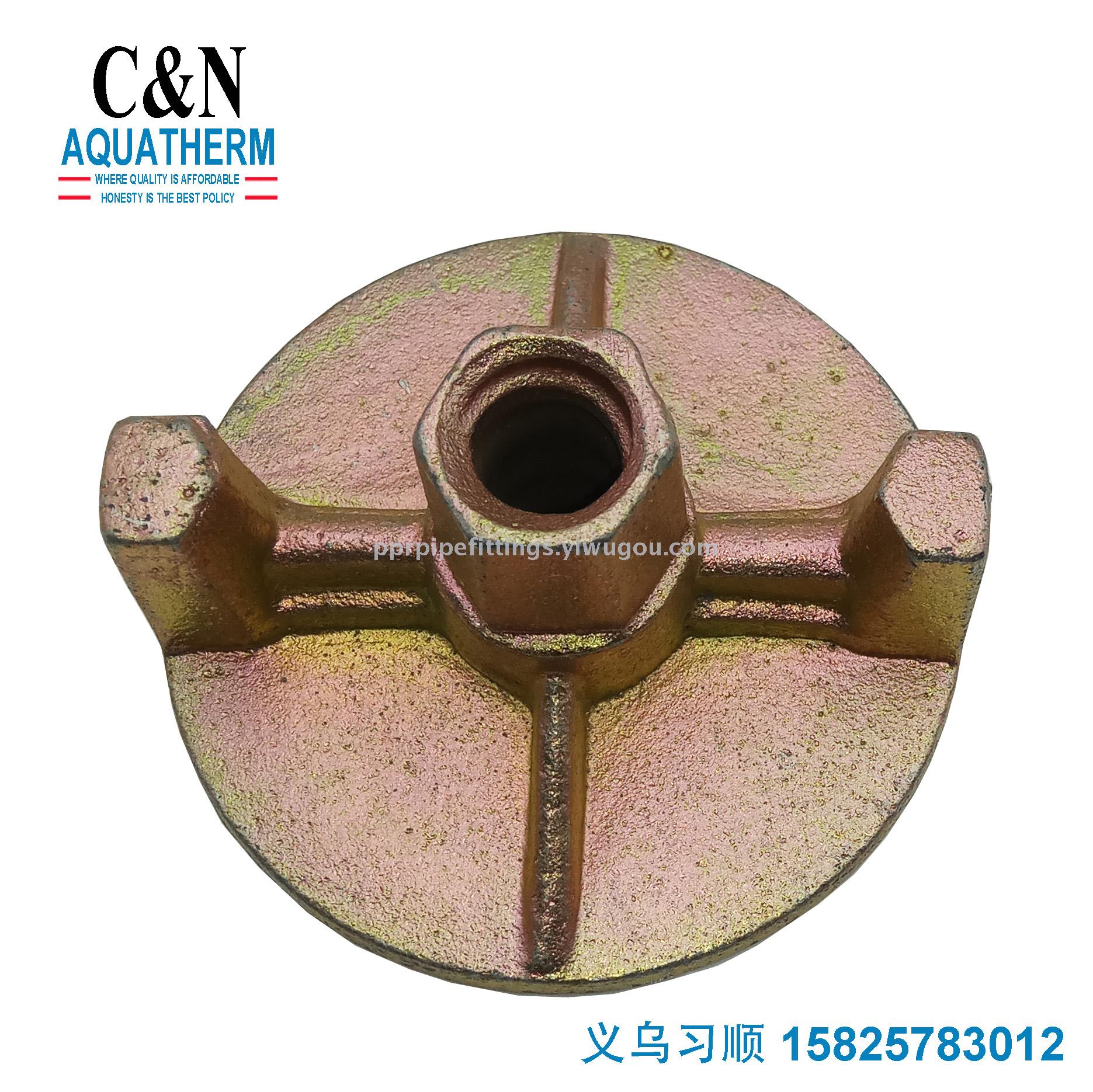 Wall screw nut screw disc type nut embedded bolt bracket