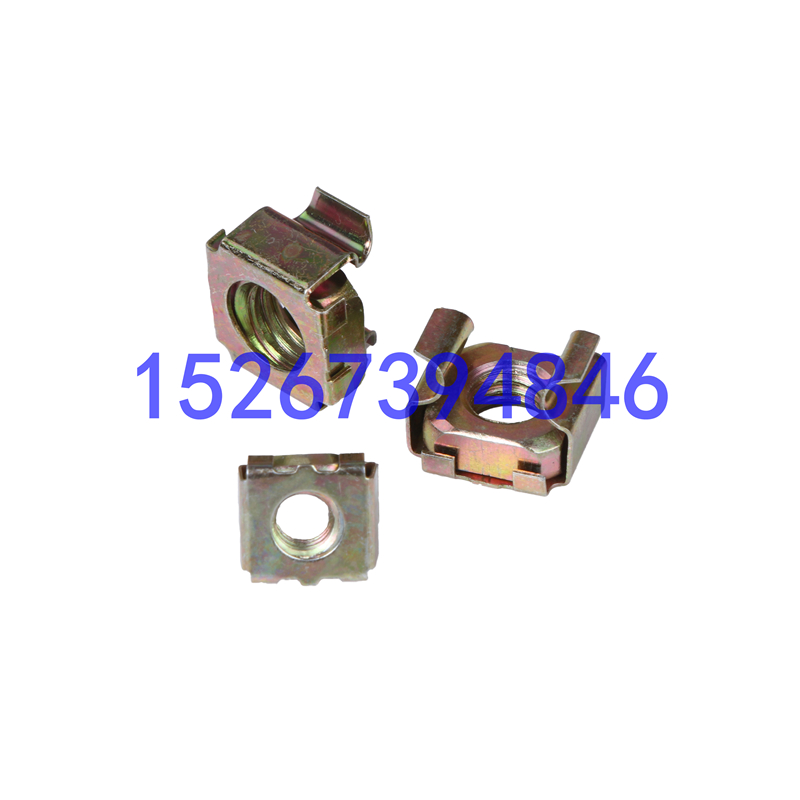 Chuck nut floating square nut box cabinet screw large flat head