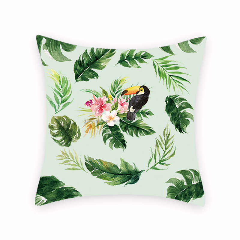 Tropical Plants Kyorochan Series Digital Printing Pillow Foreign Trade New Style Amazon Back Seat Cushion Graphic Customization Tropical Plants Kyorochan Series Digital Printing Pillow Foreign Trade New Style Amazon Back Seat Cushion Graphic Customization