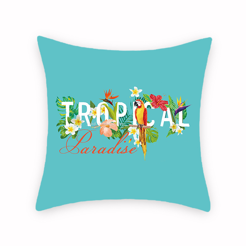 Tropical Plants Kyorochan Series Digital Printing Pillow Foreign Trade New Style Amazon Back Seat Cushion Graphic Customization Tropical Plants Kyorochan Series Digital Printing Pillow Foreign Trade New Style Amazon Back Seat Cushion Graphic Customization