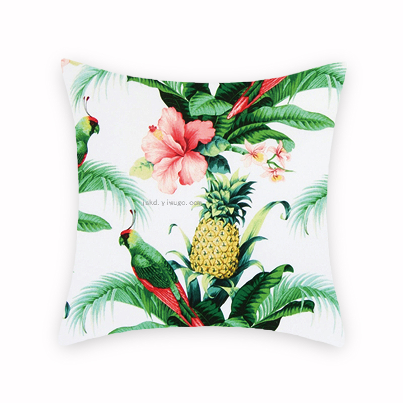 Tropical Plants Kyorochan Series Digital Printing Pillow Foreign Trade New Style Amazon Back Seat Cushion Graphic Customization Tropical Plants Kyorochan Series Digital Printing Pillow Foreign Trade New Style Amazon Back Seat Cushion Graphic Customization