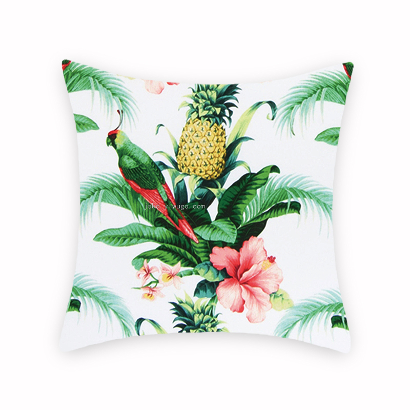 Tropical Plants Kyorochan Series Digital Printing Pillow Foreign Trade New Style Amazon Back Seat Cushion Graphic Customization Tropical Plants Kyorochan Series Digital Printing Pillow Foreign Trade New Style Amazon Back Seat Cushion Graphic Customization
