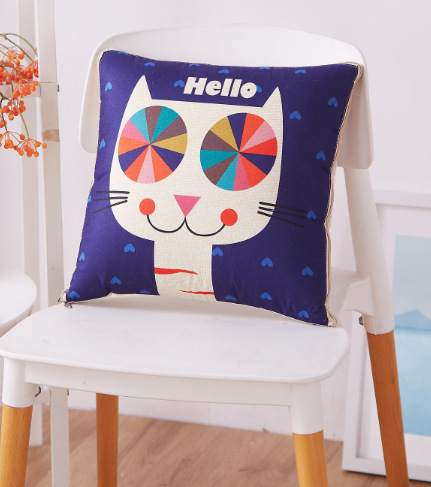 Cartoon Linen Style Pillow Blanket Multifunctional Back Seat Cushion Quilt Office Linen Airable Cover Wholesale Cartoon Linen Style Pillow Blanket Multifunctional Back Seat Cushion Quilt Office Linen Airable Cover Wholesale