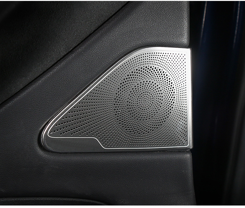 For Tesla MODEL3 Horn Cover Audio Panel Cover Car Door Kickplate for Interior Modification Accessories