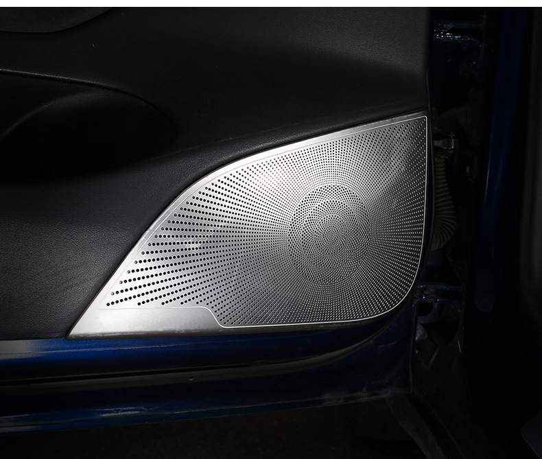 For Tesla MODEL3 Horn Cover Audio Panel Cover Car Door Kickplate for Interior Modification Accessories