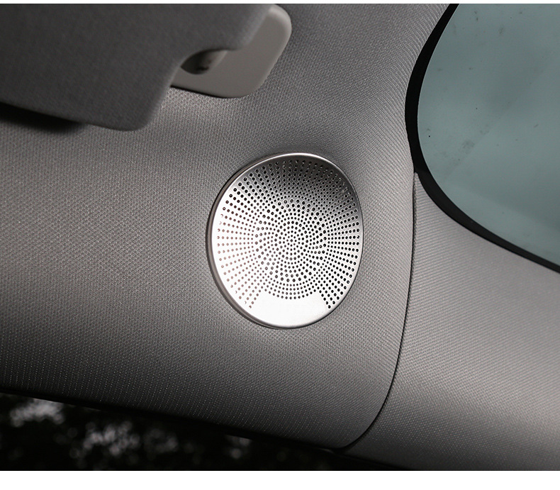 For Tesla MODEL3 Horn Cover Audio Panel Cover Car Door Kickplate for Interior Modification Accessories