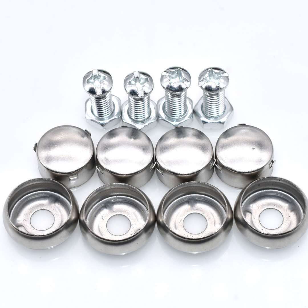 Car License Plate Fixing Nut Universal License Plate Screw Buckle License Frame Screw License Plate AntiTheft Cover