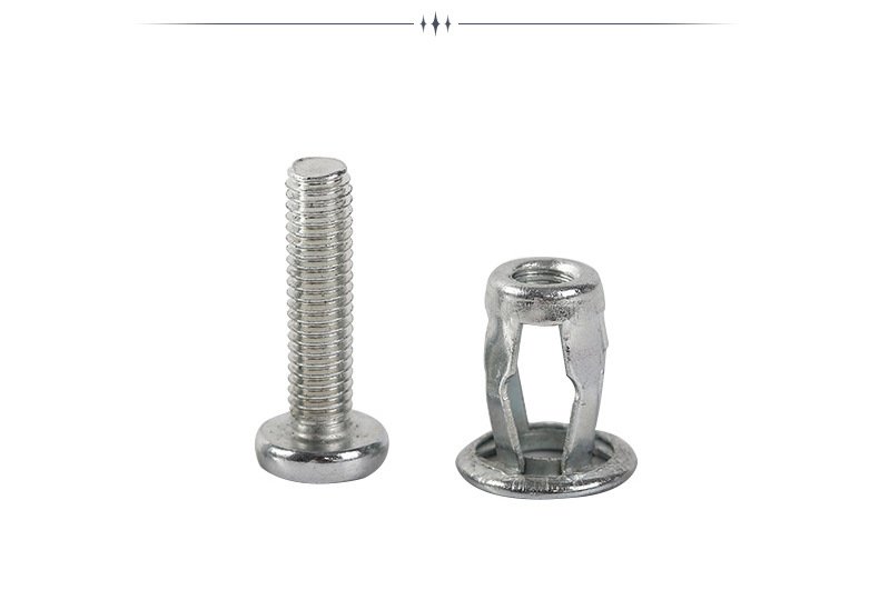 Petal Nut Expansion Lantern Nut Hollow Iron Sheet Plastic Plate Aluminum Plate Screw Expansion Screw Casing M5m6