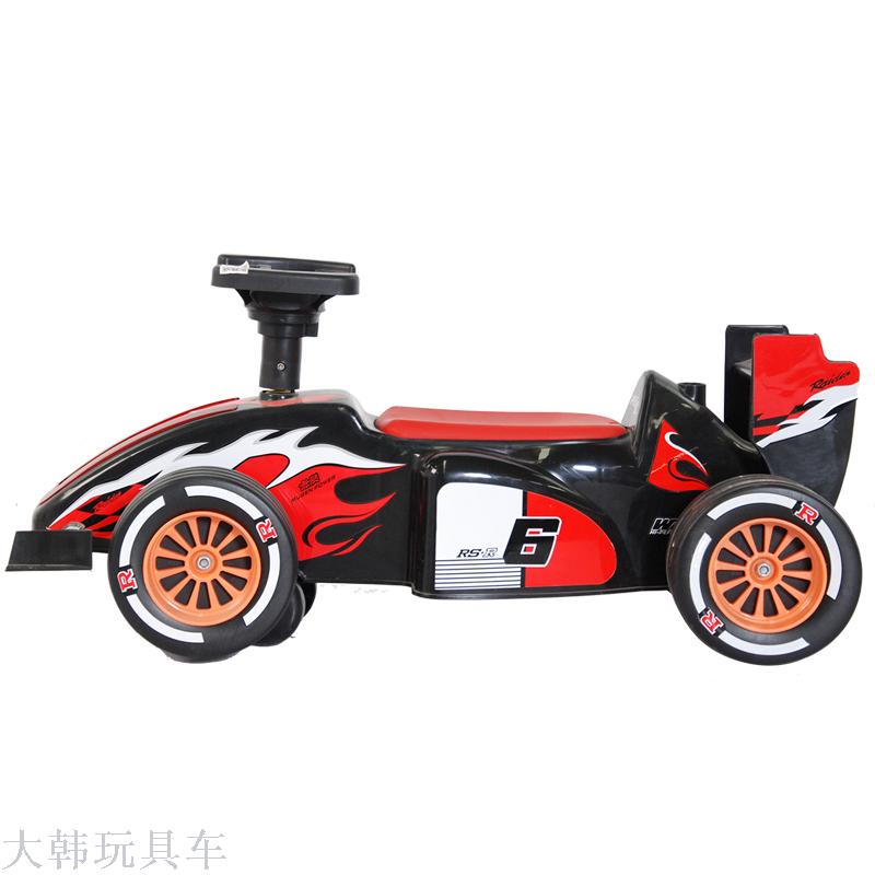 Children&#039;s Sports Car Scooter Four-Wheel Toy Car Music Walker Car Horn Boy Luge Balance Car without Pedal