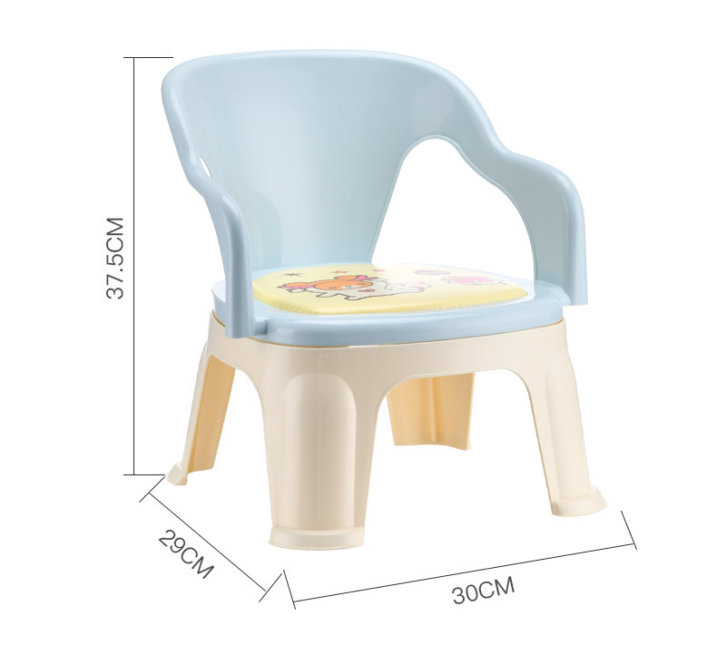 Creative Plastic Stool Shoes Changing Stool Thickened Non-Slip Bathroom Home Bench Acoustic Generator Cartoon Children's Stool Wholesale