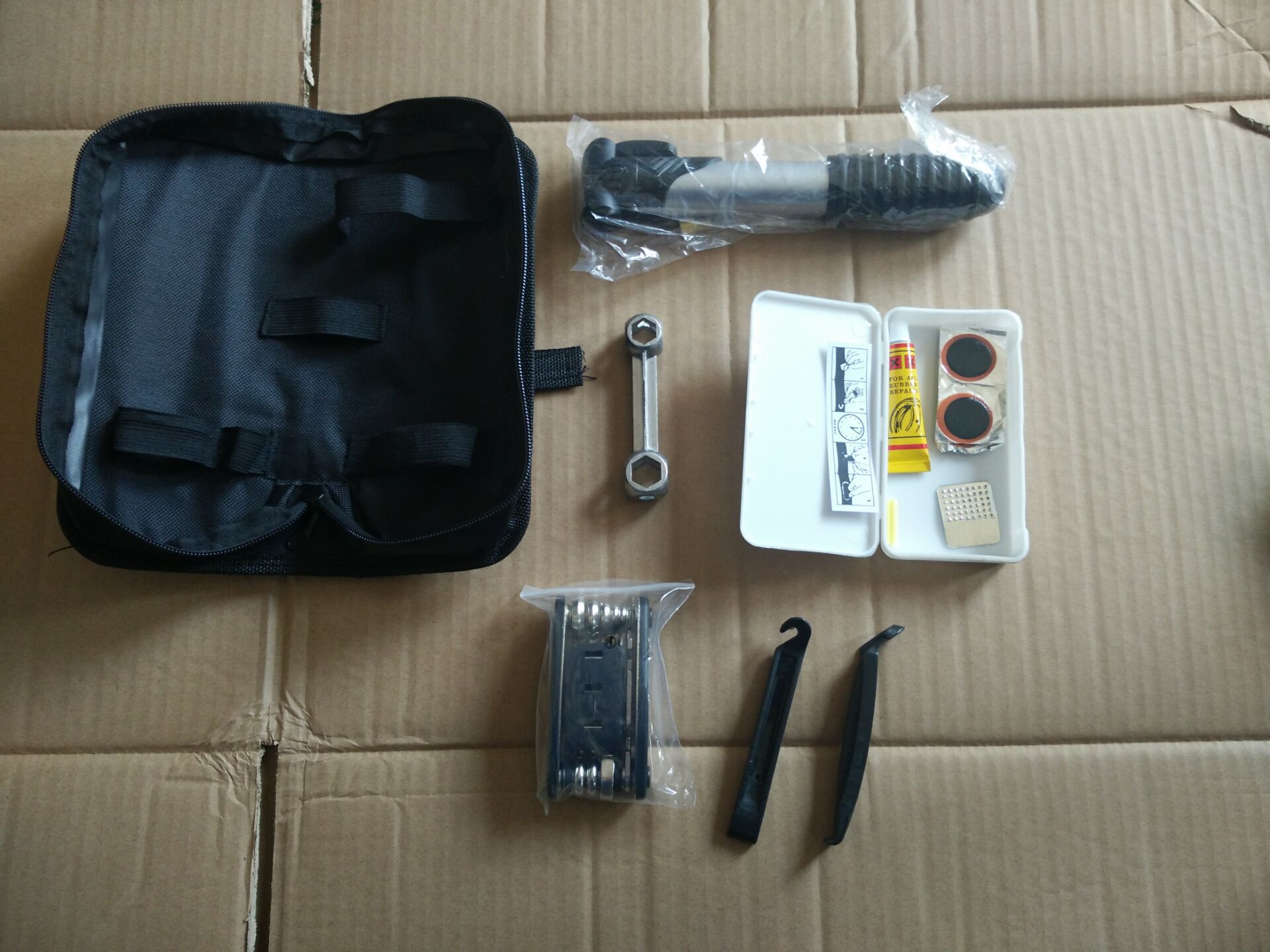 Bicycle Repair Kit Tire Repair Kit Tire Pump Repair Spanner Set Mountain Bike Combination Tool