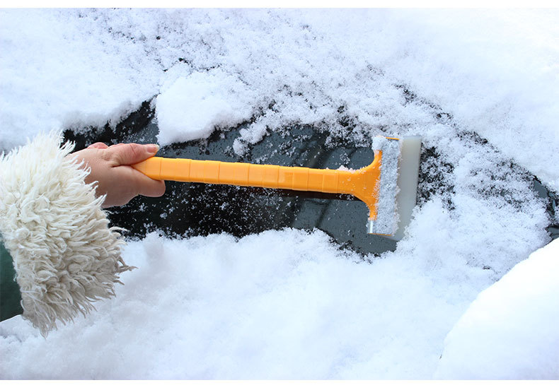 Long Handle Beef Tendon Wiper Film Scraper Car Wash Tool Glass Cleaning Tool Snow Shovel Ice Shovel R-3107A