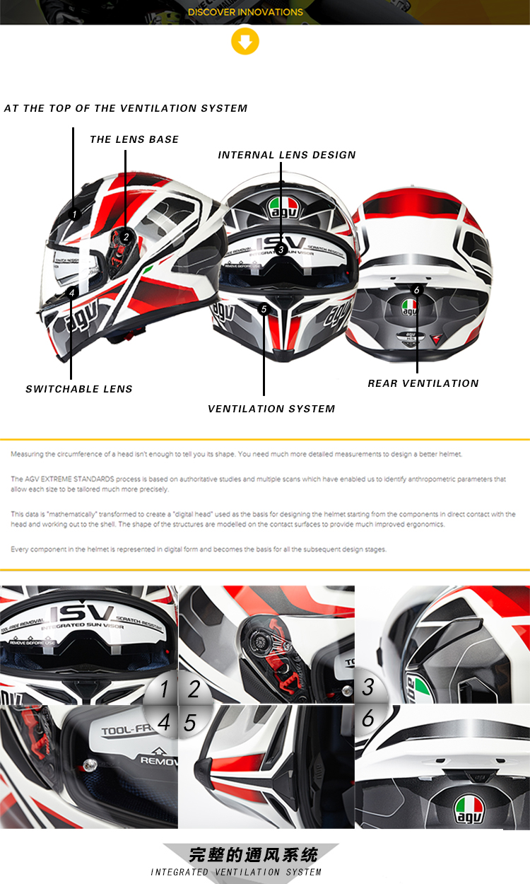 Italy AGV K5 helmet anti-fog motorcycle racing helmet Italy AGV K5 helmet anti-fog motorcycle racing helmet
