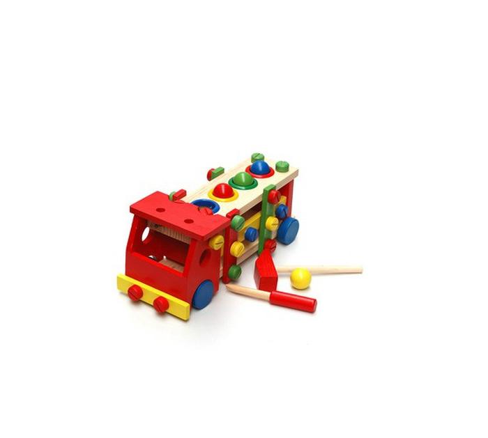 Assembly and disassembly of screw nut combination of percussion, playing two in one wooden toys (wholesale) Assembly and disassembly of screw nut combination of percussion, playing two in one wooden toys (wholesale)