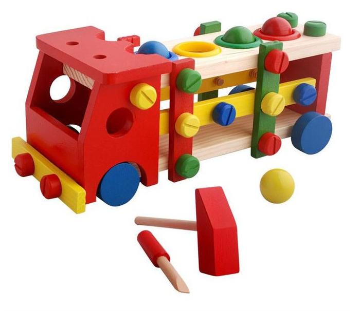 Assembly and disassembly of screw nut combination of percussion, playing two in one wooden toys (wholesale) Assembly and disassembly of screw nut combination of percussion, playing two in one wooden toys (wholesale)