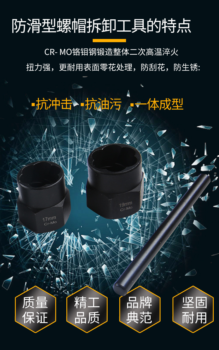 Household Combination Tools 11-Piece Damaged Nut Extractor Factory Batch Bolt Screw Nut Broken Wire Extractor Household Combination Tools 11-Piece Damaged Nut Extractor Factory Batch Bolt Screw Nut Broken Wire Extractor