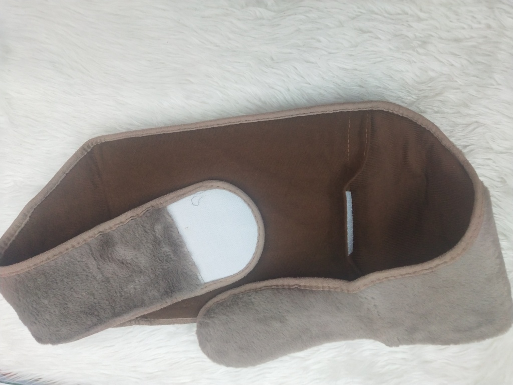 Rabbit Fur Warm Soft Relieving Uterine Cold Waist Support Shoulder and Knee Pad Multifunctional Stomach Heating Belt