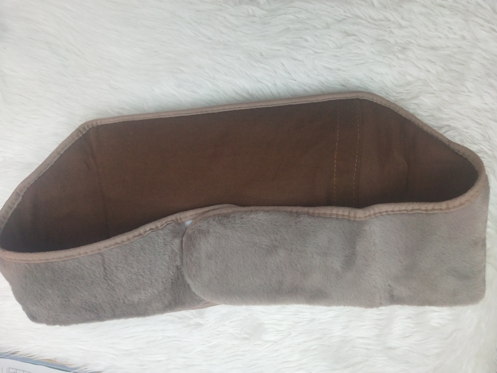 Rabbit Fur Warm Soft Relieving Uterine Cold Waist Support Shoulder and Knee Pad Multifunctional Stomach Heating Belt