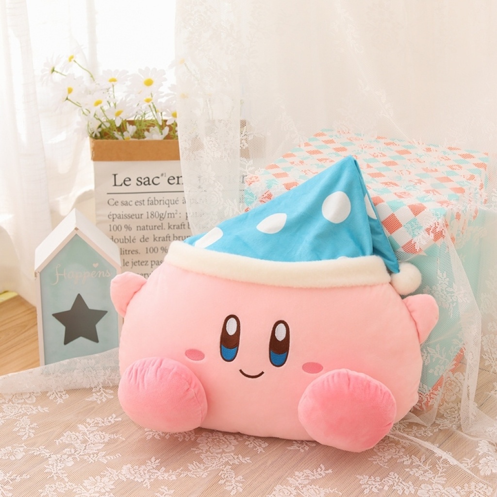 Girl Heart Cartoon Nightcap Cartoon Car Interior Seat Headrest Neck Pillow Back Cushion Lumbar Support Pillow Car Accessories Car Decoration Supplies