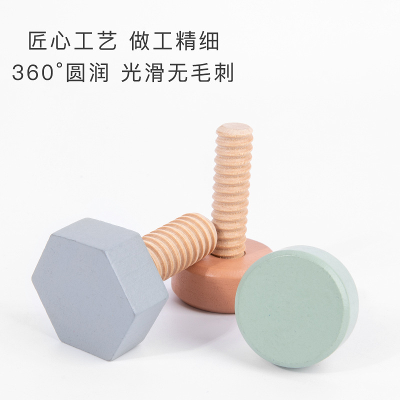 Children's Nut Matching Toy Boy Twist Screw Nut Assembly and Disassembly Puzzle Assembling Disassembly Building Block Toy Children's Nut Matching Toy Boy Twist Screw Nut Assembly and Disassembly Puzzle Assembling Disassembly Building Block Toy