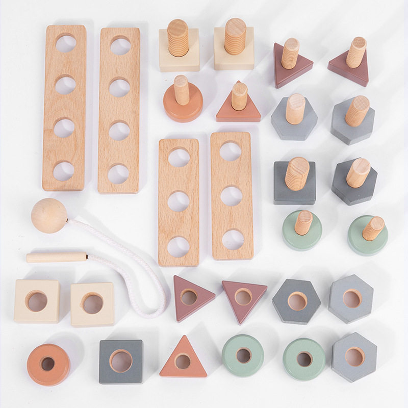 Children's Nut Matching Toy Boy Twist Screw Nut Assembly and Disassembly Puzzle Assembling Disassembly Building Block Toy Children's Nut Matching Toy Boy Twist Screw Nut Assembly and Disassembly Puzzle Assembling Disassembly Building Block Toy