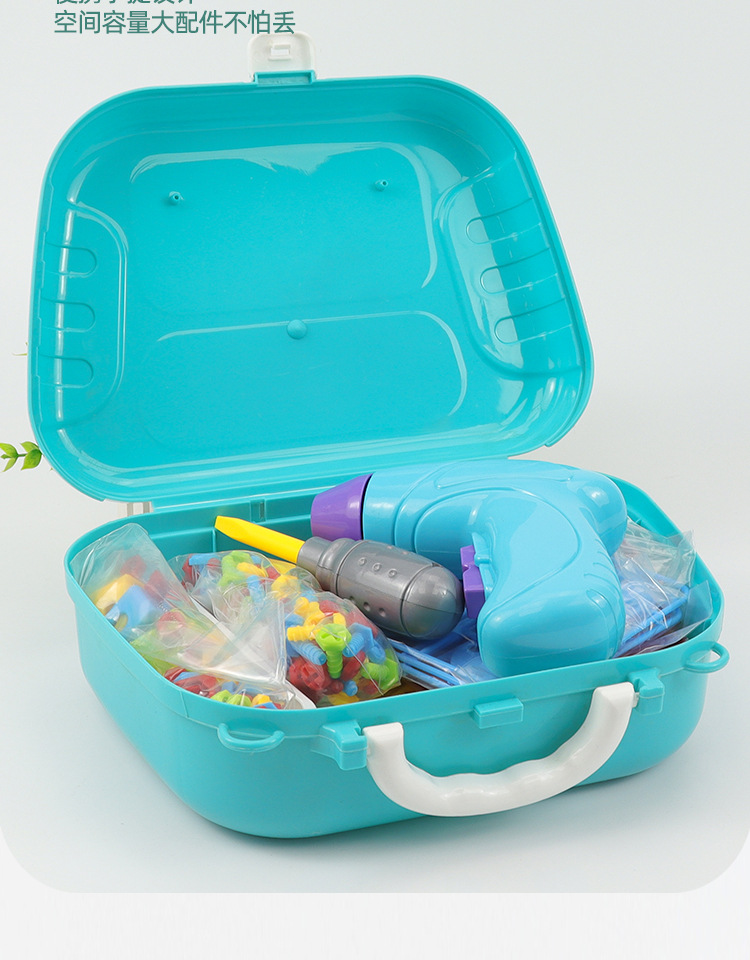 Wholesaler Super Children's Electric Puzzle Play House Toy Disassembly Screw Assembly Toolbox Nut DIY Wholesaler Super Children's Electric Puzzle Play House Toy Disassembly Screw Assembly Toolbox Nut DIY
