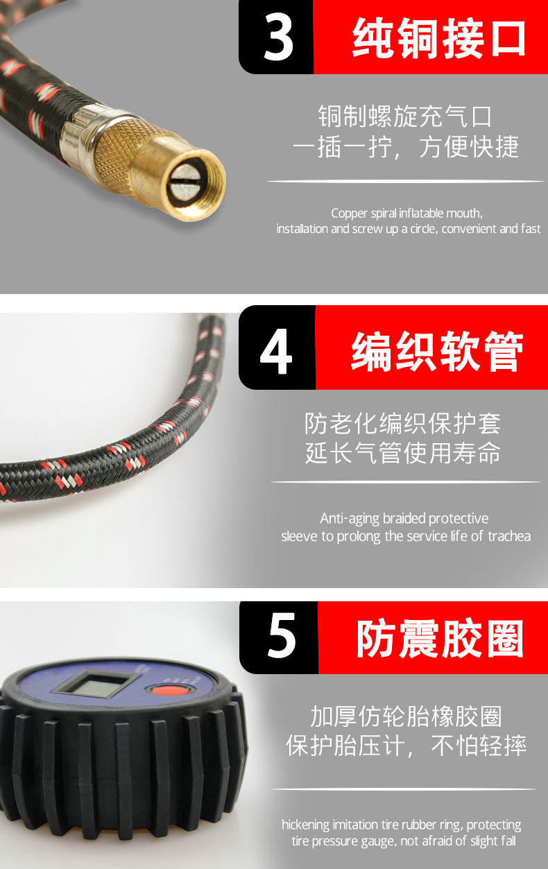 Pressure Gauge Tire Pressure Gauge of Automobile Tire Pressure Gun Air Pressure Gauge Digital Tire Pressure Test Meter Pressure Gauge Tire Pressure Gauge of Automobile Tire Pressure Gun Air Pressure Gauge Digital Tire Pressure Test Meter