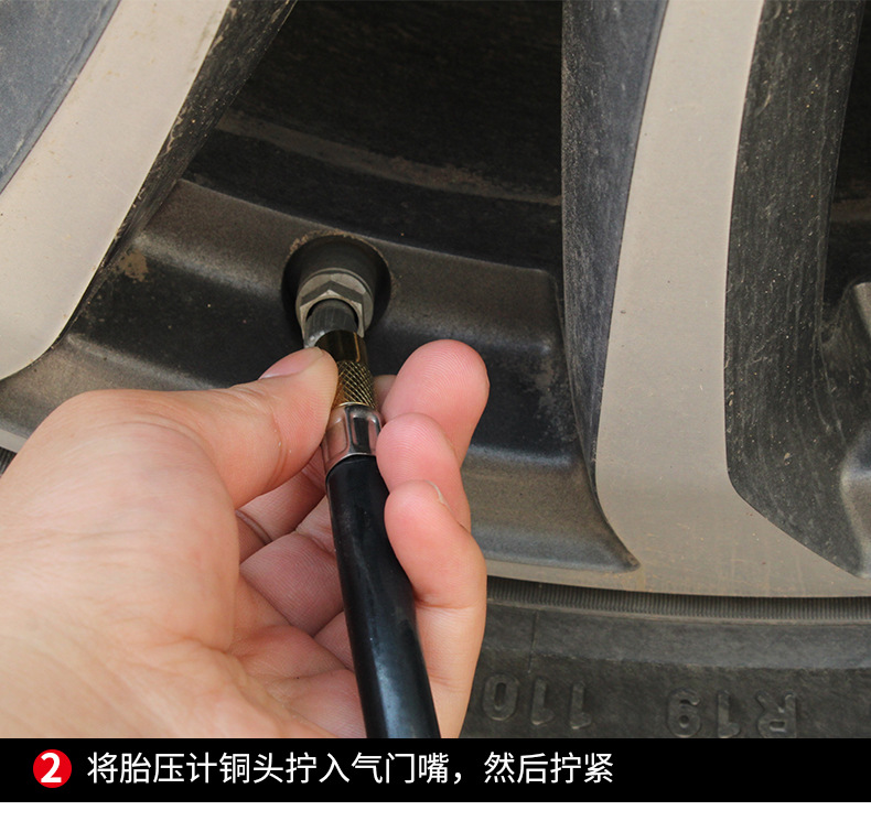 Foreign Trade Currently Available Car Tire Pressure Gauge Car Tire Pressure Gauge Tire Tire Pressure Detection Gauge