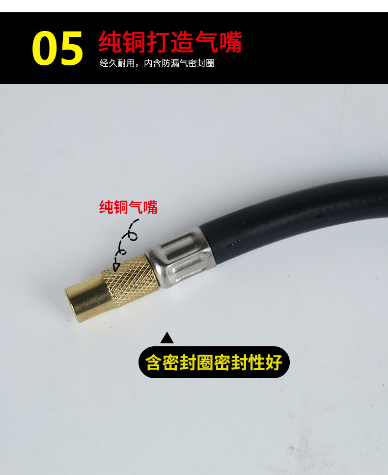 Foreign Trade Currently Available Car Tire Pressure Gauge Car Tire Pressure Gauge Tire Tire Pressure Detection Gauge
