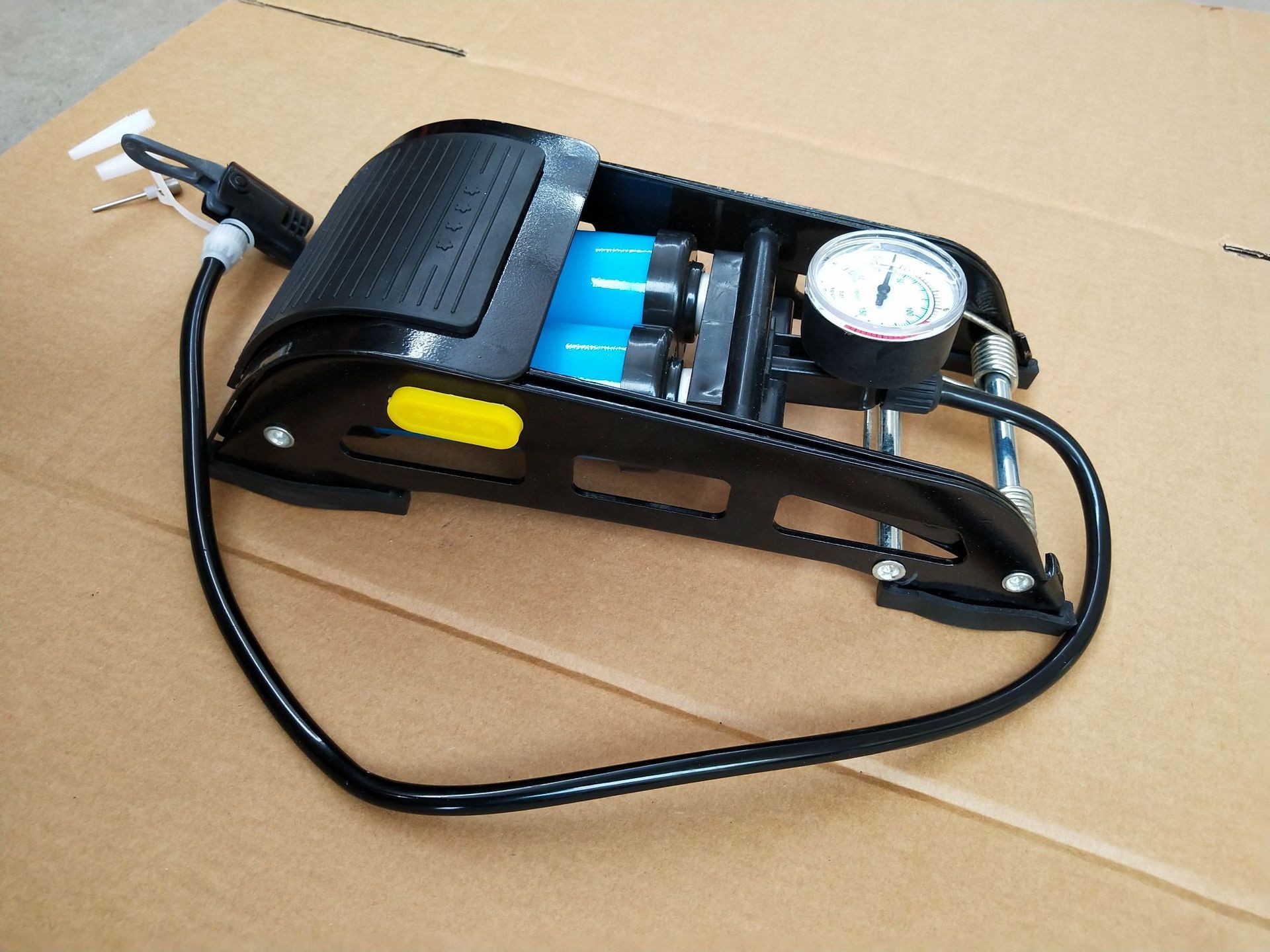 Car Foot Double Cylinder Pressure Gauge Tire Pump