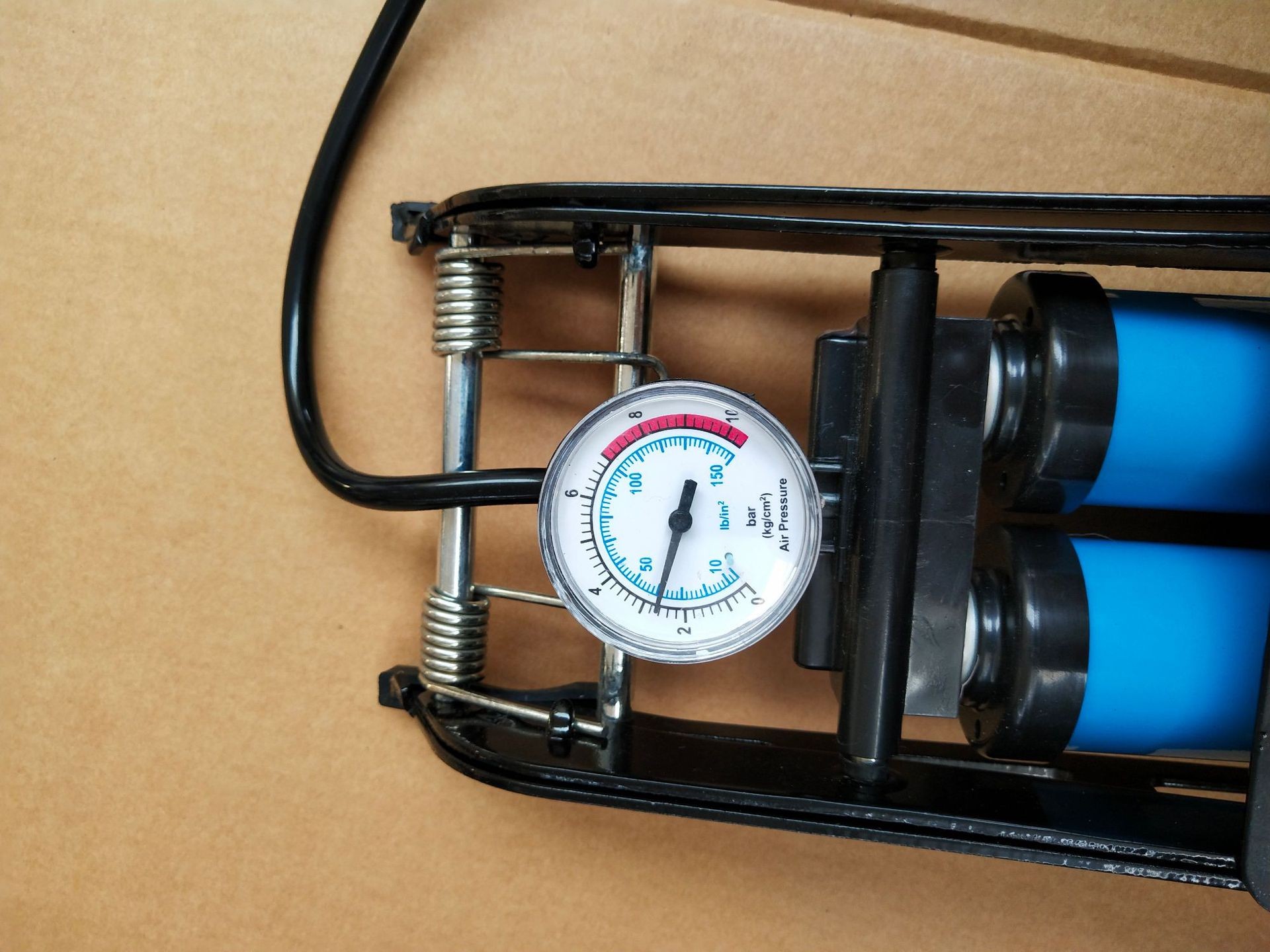 Car Foot Double Cylinder Pressure Gauge Tire Pump