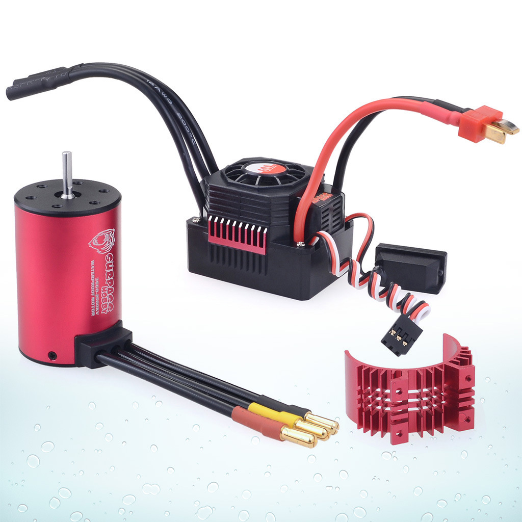 3660 Waterproof Brushless Motor 60A Waterproof Electrical Adjustment Set Brushless Motor Electrical Adjustment