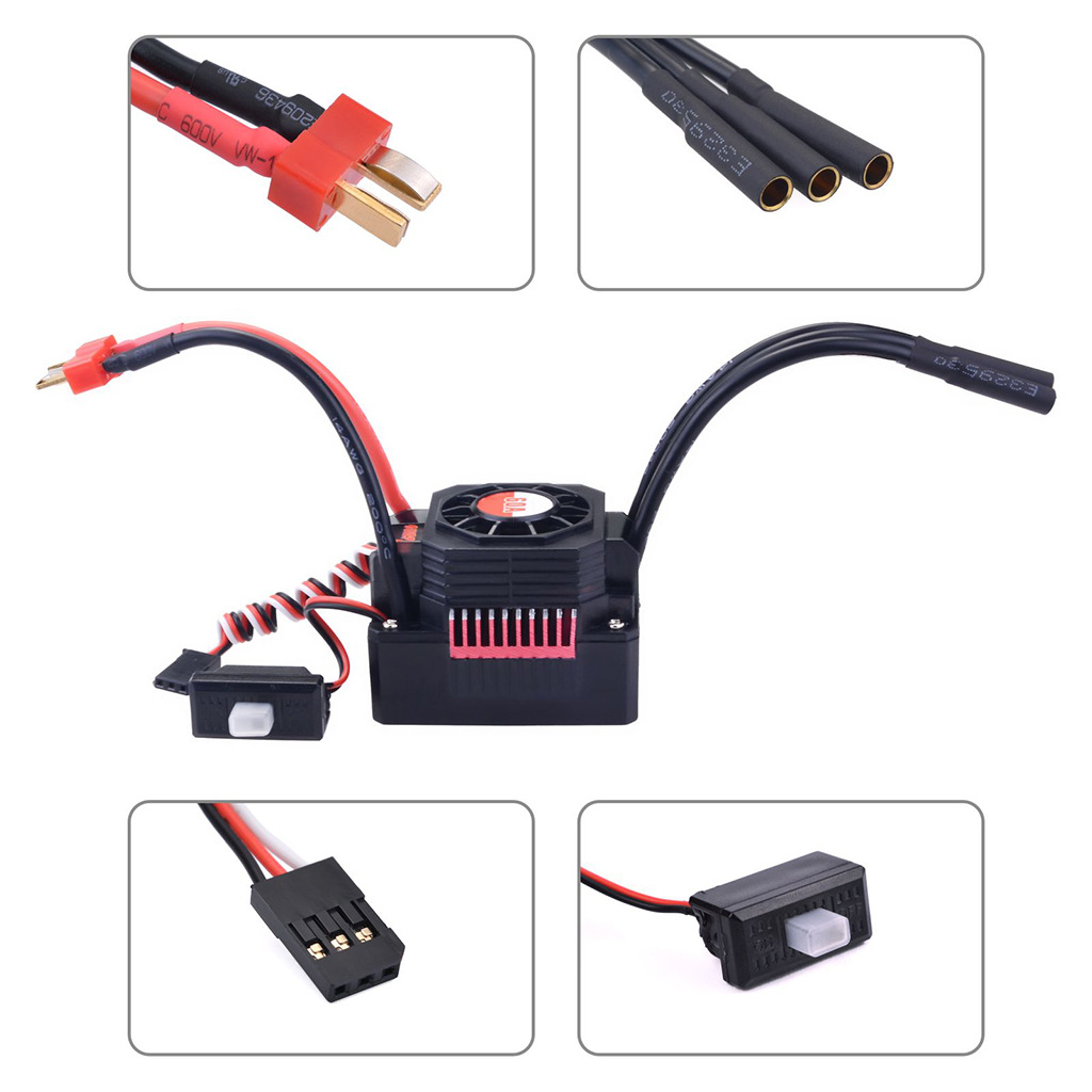 3660 Waterproof Brushless Motor 60A Waterproof Electrical Adjustment Set Brushless Motor Electrical Adjustment