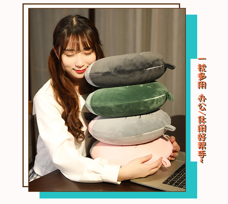Cartoon Memory Foam U-Shaped Pillow Cute Neck Pillow Cervical Support Car Travel Portable Summer Season Cartoon Memory Foam U-Shaped Pillow Cute Neck Pillow Cervical Support Car Travel Portable Summer Season