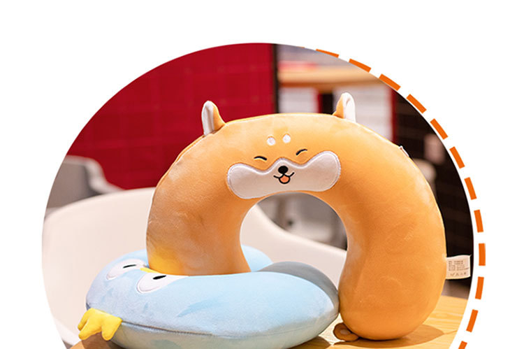 Cartoon Memory Foam U-Shaped Pillow Cute Neck Pillow Cervical Support Car Travel Portable Summer Season Cartoon Memory Foam U-Shaped Pillow Cute Neck Pillow Cervical Support Car Travel Portable Summer Season