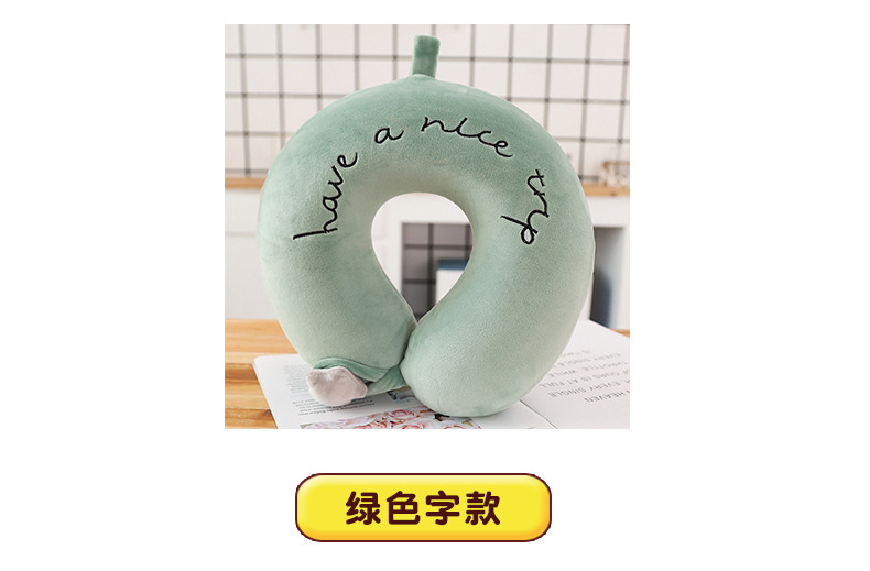 Cartoon Memory Foam U-Shaped Pillow Cute Neck Pillow Cervical Support Car Travel Portable Summer Season Cartoon Memory Foam U-Shaped Pillow Cute Neck Pillow Cervical Support Car Travel Portable Summer Season