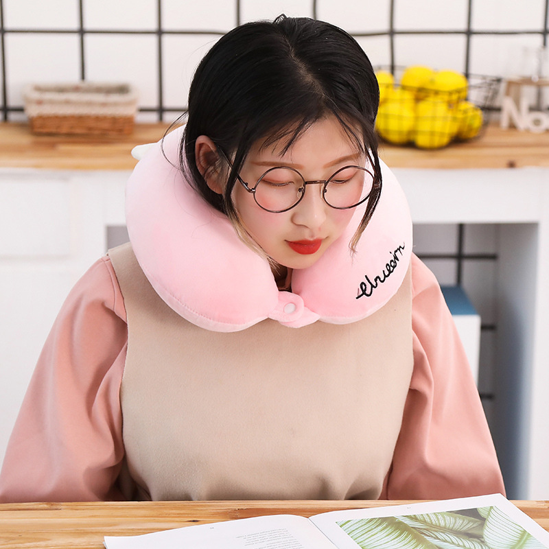 Cartoon Memory Foam U-Shaped Pillow Cute Neck Pillow Cervical Support Car Travel Portable Summer Season Cartoon Memory Foam U-Shaped Pillow Cute Neck Pillow Cervical Support Car Travel Portable Summer Season