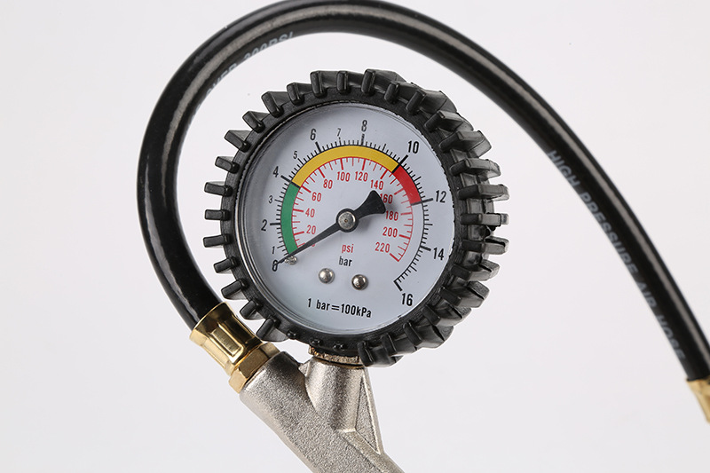 Tire Pressure Gauge of Automobile Tire Pressure Gun Barometer Tire Pressure Testing Meter Car Tire Pressure Gauge Filling Gun