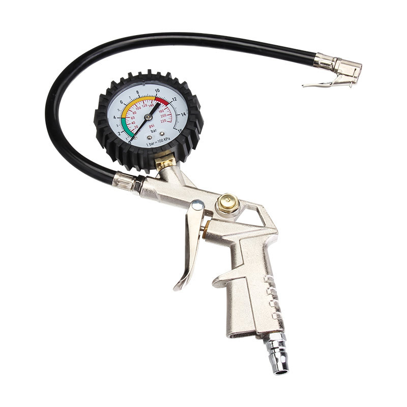 Tire Pressure Gauge of Automobile Tire Pressure Gun Barometer Tire Pressure Testing Meter Car Tire Pressure Gauge Filling Gun