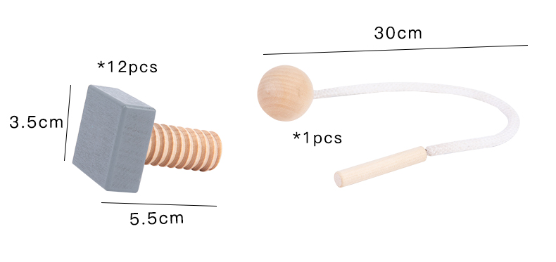 High-End Beech Children Screw Assembly and Disassembly Nut Building Blocks Shape Color Matching High-End Beech Children Screw Assembly and Disassembly Nut Building Blocks Shape Color Matching