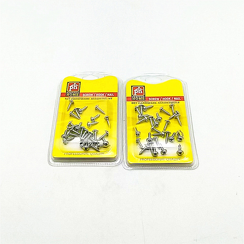 Double bubble screw family nut screw small screw