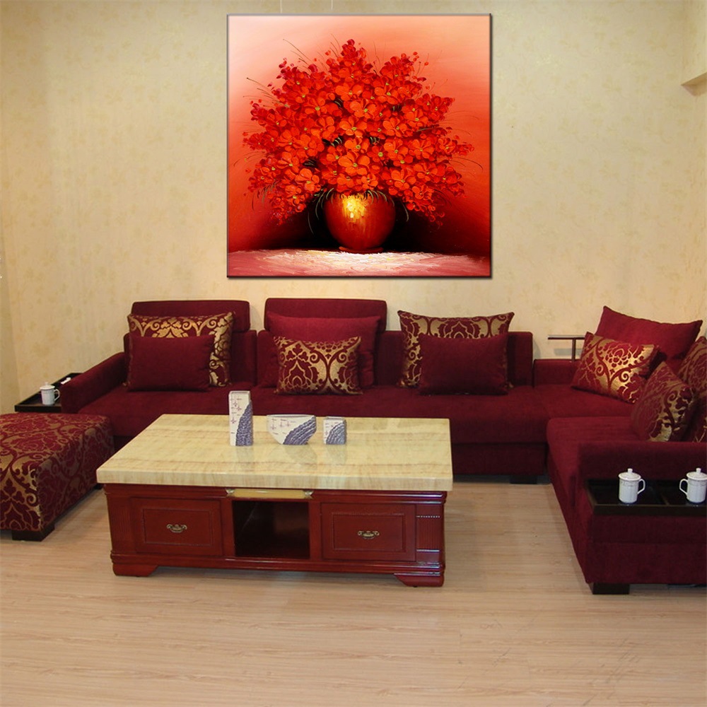 Nordic Style Oil Painting New Hand Painted Living Room Dining Room Flowers Landscape Painting Wholesale Support Custom Size Nordic Style Oil Painting New Hand Painted Living Room Dining Room Flowers Landscape Painting Wholesale Support Custom Size