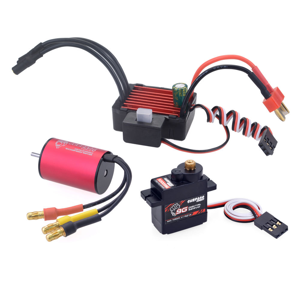 Surpass-Hobby 2030 Motor 6500 Kv25a Electrical Adjustment 9G Metal Tooth Digital Steering Gear Brushless Set