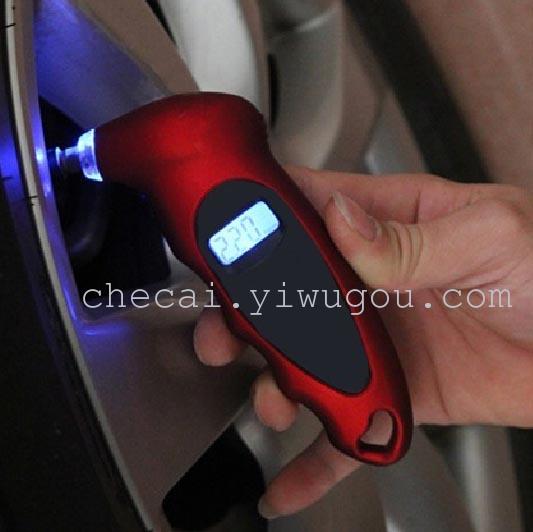 LED luminous lights car radio tire gauge high precision digital tire pressure gauge tire pressure 