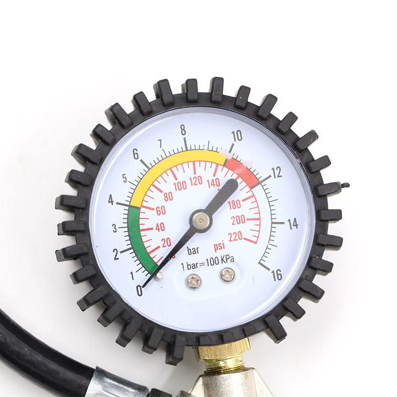 Baima Oil Gauge Tire Pressure Gauge Barometer Precision with Inflatable Car Tire Pressure Digital Display Tire Pressure Gauge Aerated Air Pump Gun