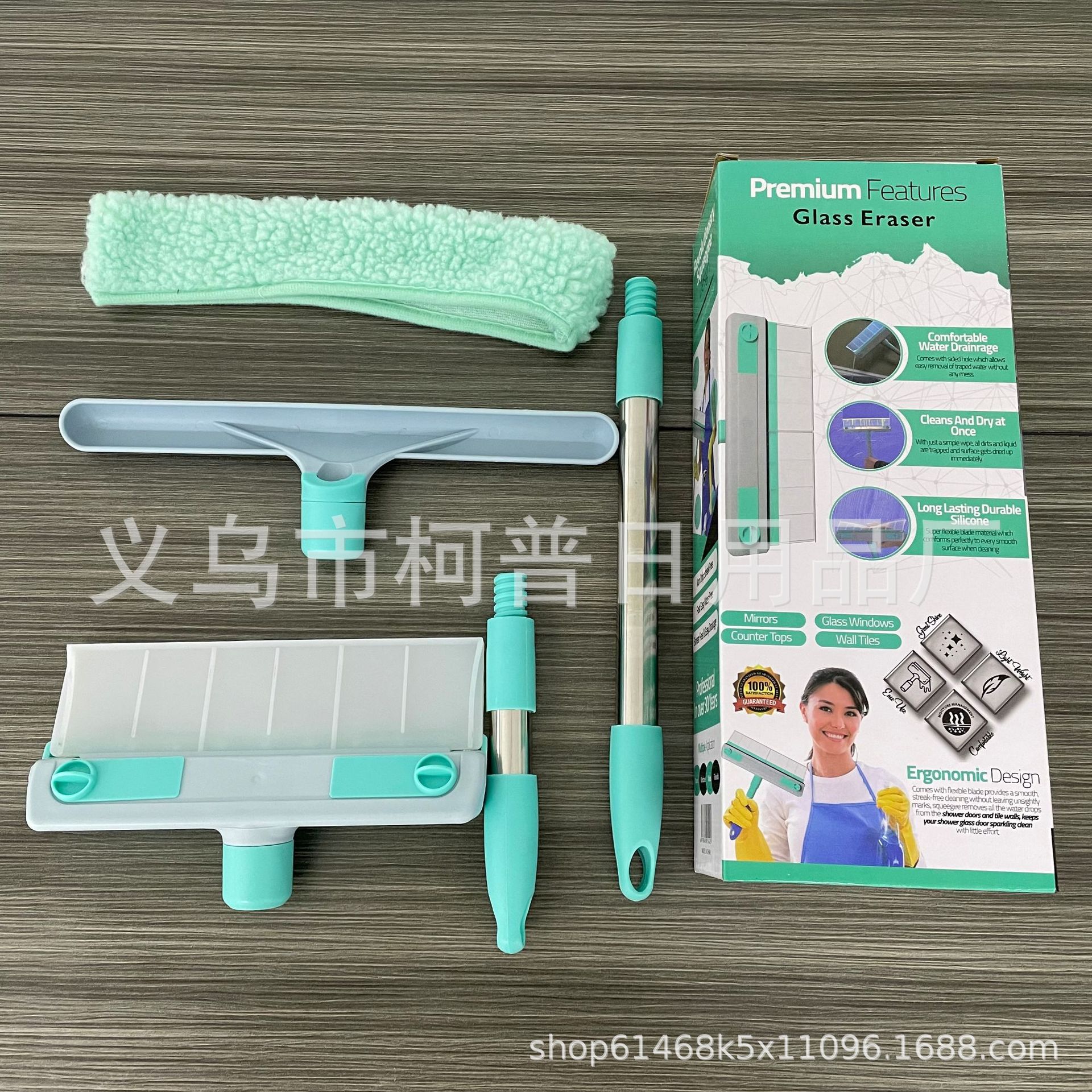 Multi-Purpose Glass Wiper Glass Brush Silicone Cleaning Wiper Blade Car Glass Wiper Bathroom Cleaning Blade