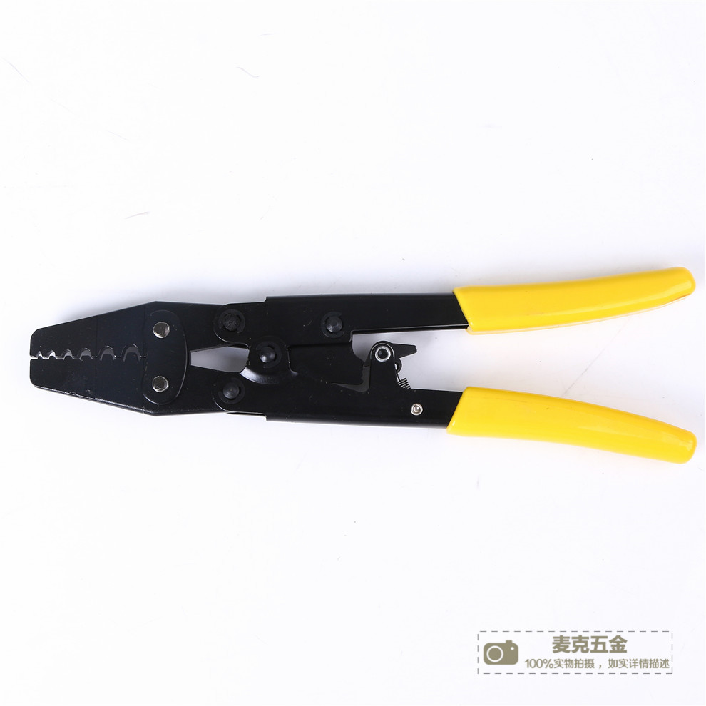 Press Pinchers Ratchet Insulated Terminal Hook Switch Wire Crimper Cold Compression Pincers Multifunctional Terminal Clamp