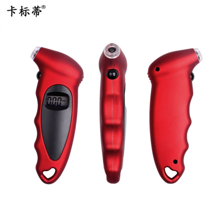 Car Supplies Wholesale Car Tire Pressure Gauge Portable Digital Tire Pressure Monitor Car Tire Barometer