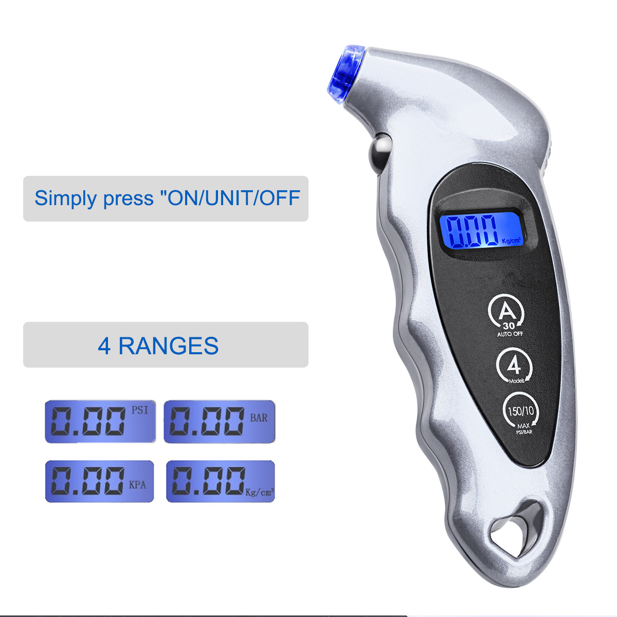 High Precision Tire Digital Tire Pressure Gauge Digital Tire Pressure Gauge Multifunctional Tire Pressure Gauge